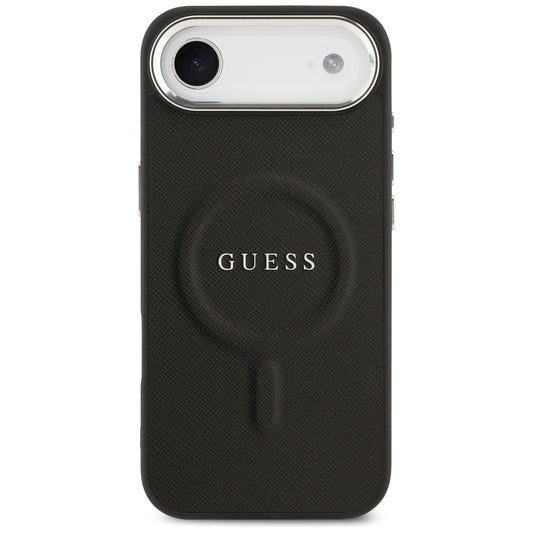 Husa MagSafe pentru Apple iPhone 17 Air, Guess, Classic Logo, Neagra