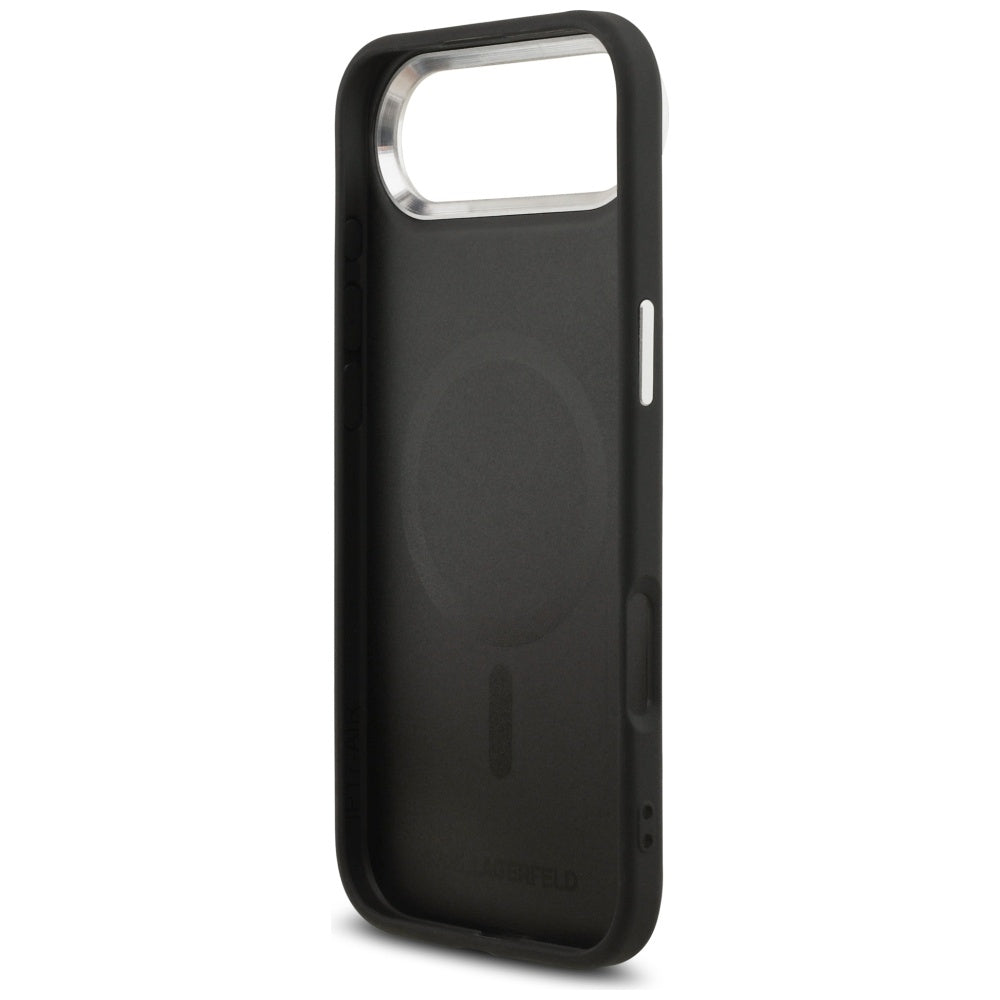 Husa MagSafe pentru Apple iPhone 17 Air, Karl Lagerfeld, Choupette Pin, Neagra