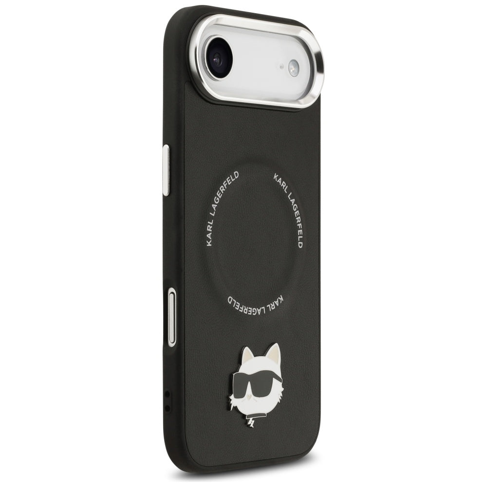 Husa MagSafe pentru Apple iPhone 17 Air, Karl Lagerfeld, Choupette Pin, Neagra