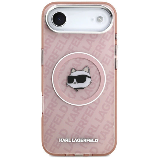 Husa MagSafe pentru Apple iPhone 17 Air, Karl Lagerfeld, IML Choupette`s Head, Roz