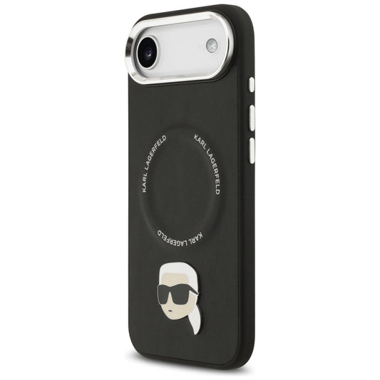 Husa MagSafe pentru Apple iPhone 17 Air, Karl Lagerfeld, Karl Pin, Neagra
