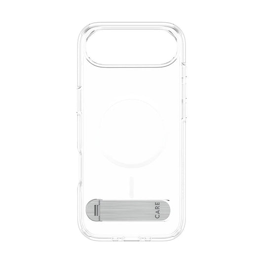 Husa MagSafe pentru Apple iPhone 17 Air, PanzerGlass, Care Feature Kickstand, Transparenta