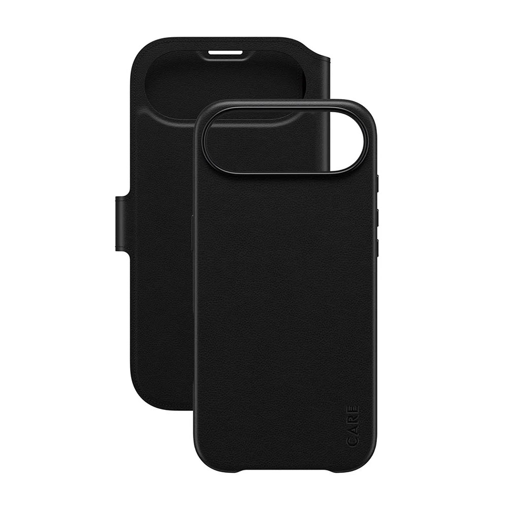 Husa MagSafe pentru Apple iPhone 17 Air, PanzerGlass, Care Feature Tango Two-in-One, Neagra