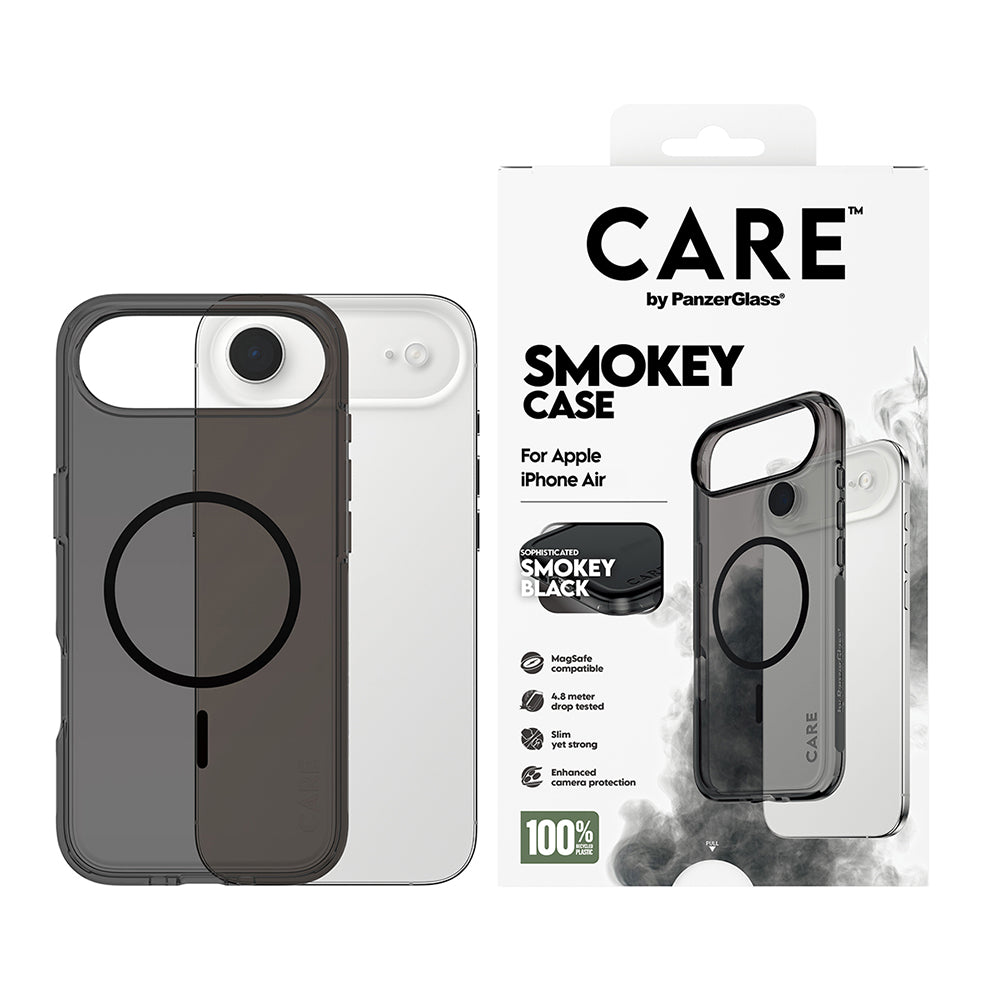Husa MagSafe pentru Apple iPhone 17 Air, PanzerGlass, Care Urban Explorer, Neagra