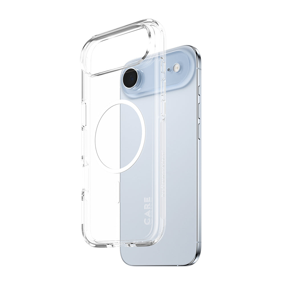 Husa MagSafe pentru Apple iPhone 17 Air, PanzerGlass, Care Urban Explorer, Transparenta Alba
