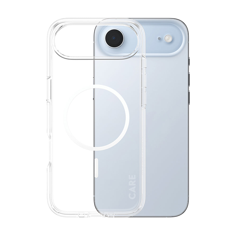 Husa MagSafe pentru Apple iPhone 17 Air, PanzerGlass, Care Urban Explorer, Transparenta Alba