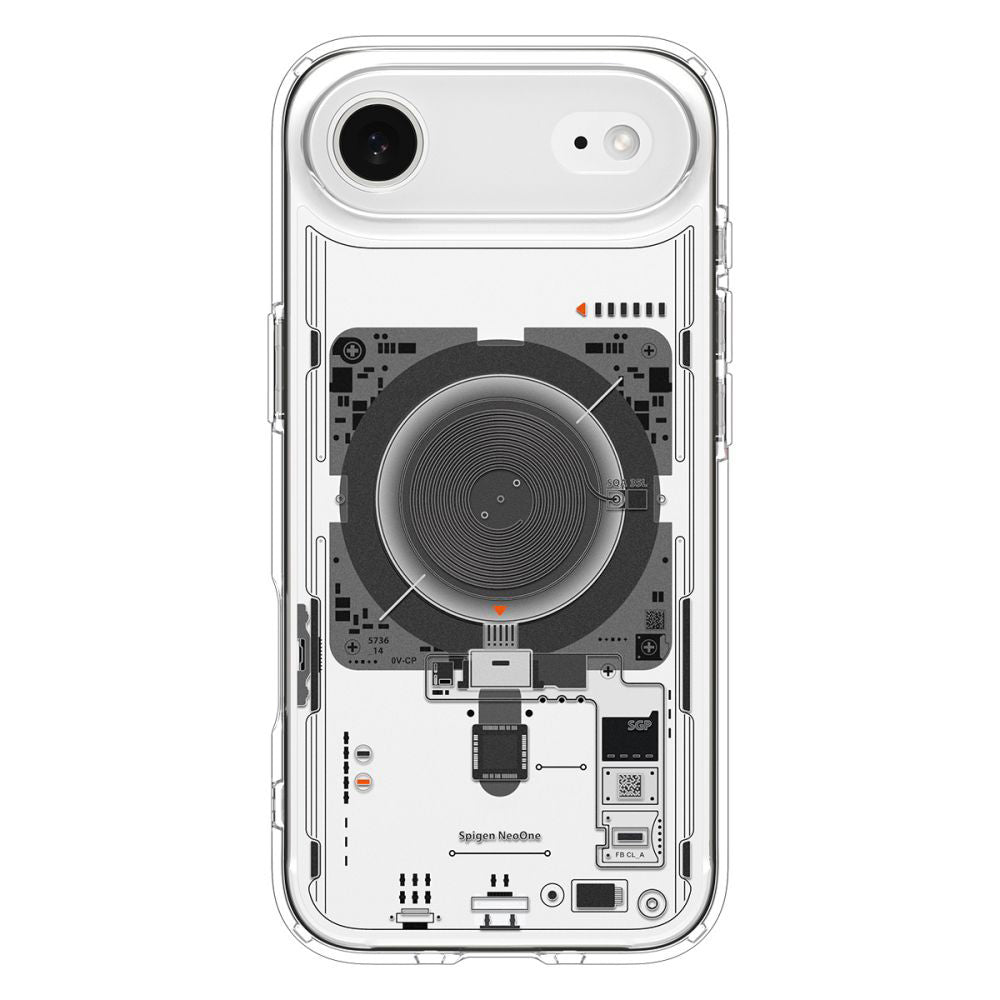 Husa MagSafe pentru Apple iPhone 17 Air, Spigen, Ultra Hybrid Neo One, Transparenta ACS10321