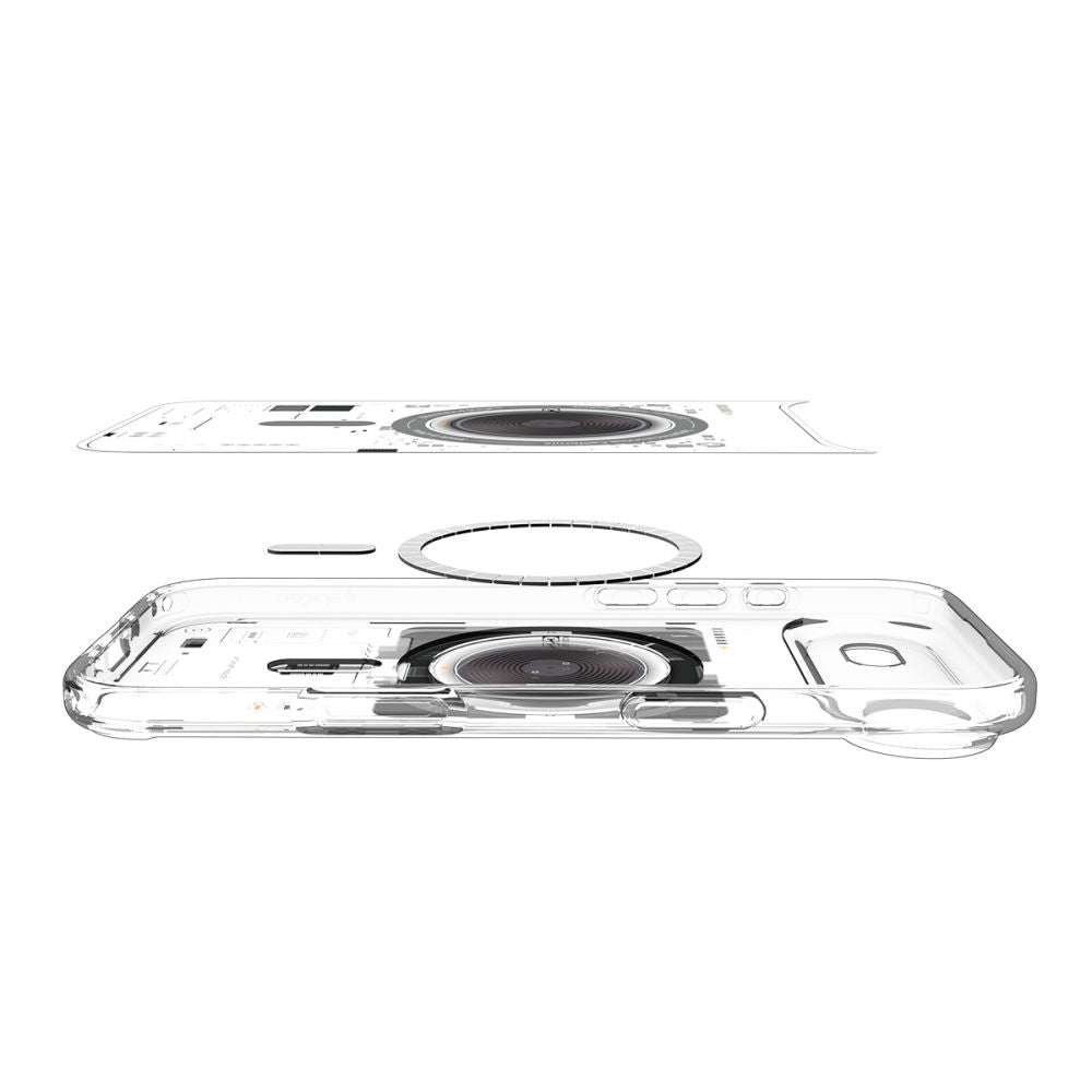 Husa MagSafe pentru Apple iPhone 17 Air, Spigen, Ultra Hybrid Neo One, Transparenta ACS10321