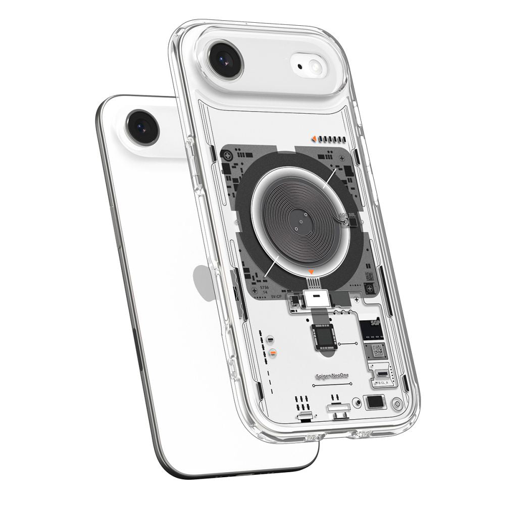 Husa MagSafe pentru Apple iPhone 17 Air, Spigen, Ultra Hybrid Neo One, Transparenta ACS10321