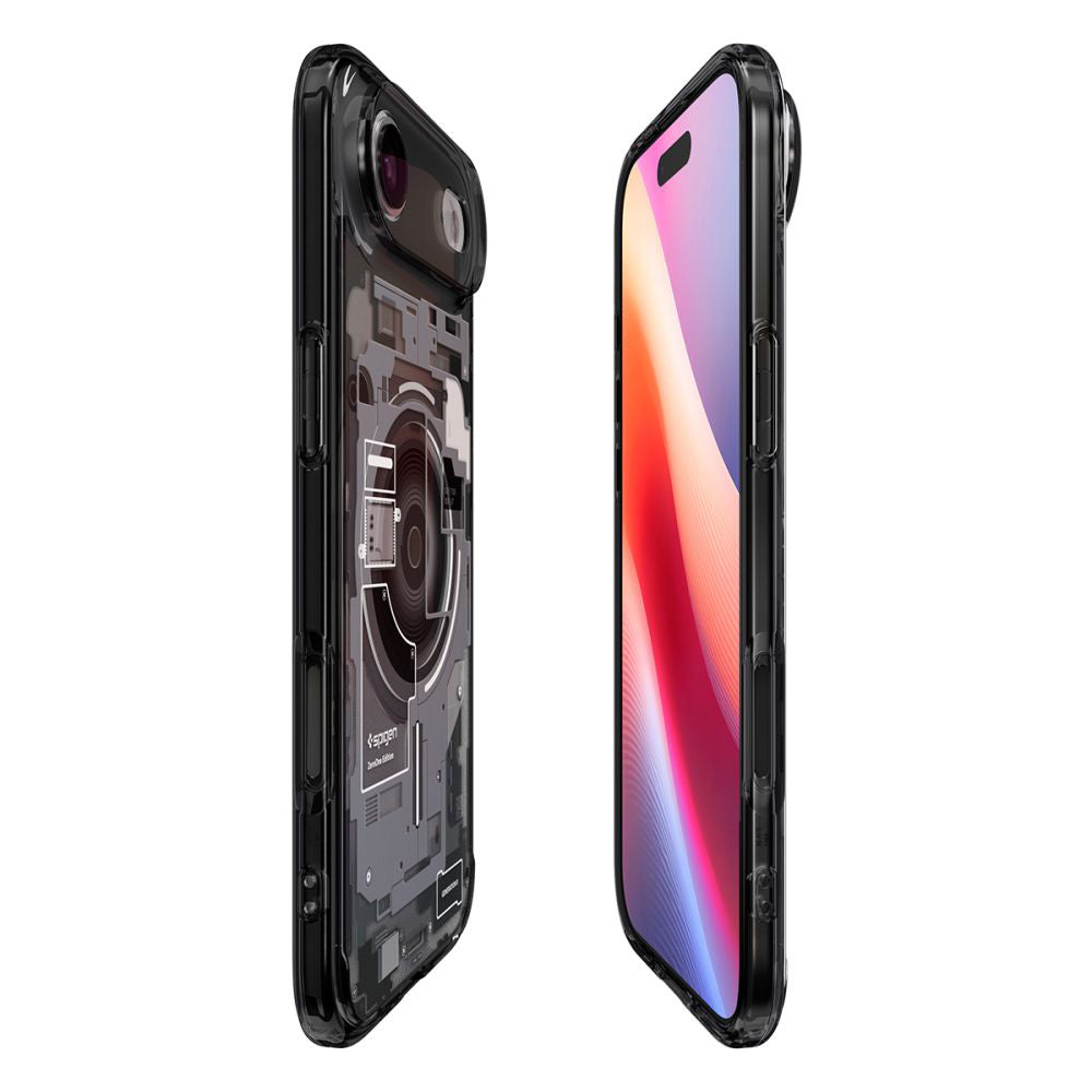 Husa MagSafe pentru Apple iPhone 17 Air, Spigen, Ultra Hybrid Zero One, Neagra ACS10320