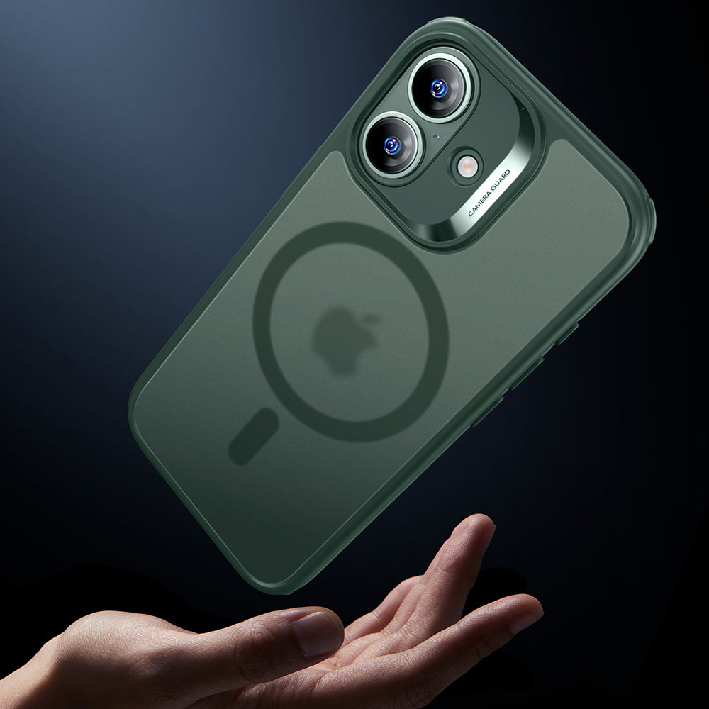 Husa MagSafe pentru Apple iPhone 17, ESR, Classic Hybrid, Verde Satinata