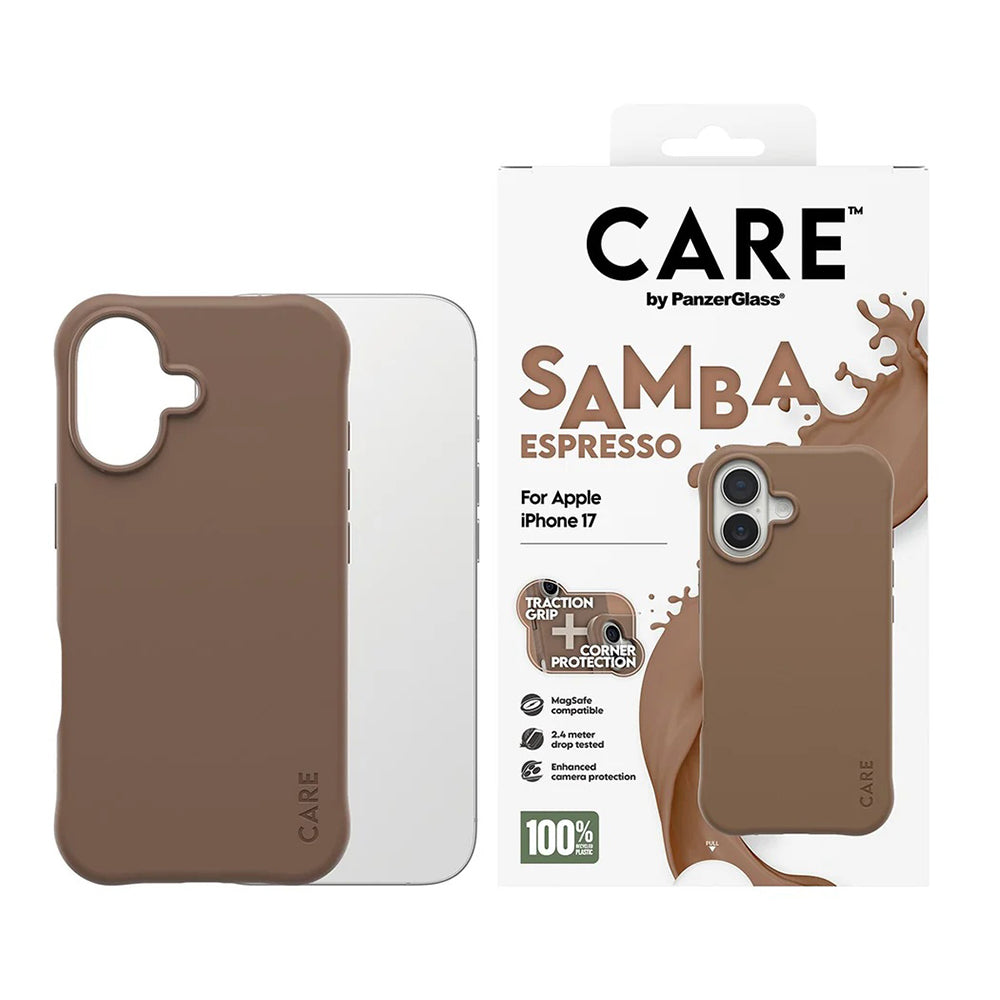 Husa MagSafe pentru Apple iPhone 17, PanzerGlass, Care Fashionable, Maro