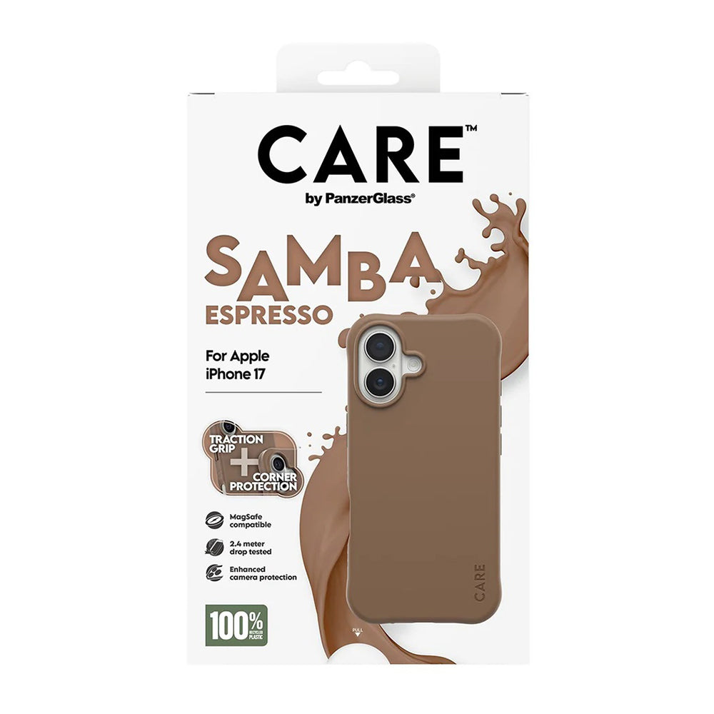 Husa MagSafe pentru Apple iPhone 17, PanzerGlass, Care Fashionable, Maro
