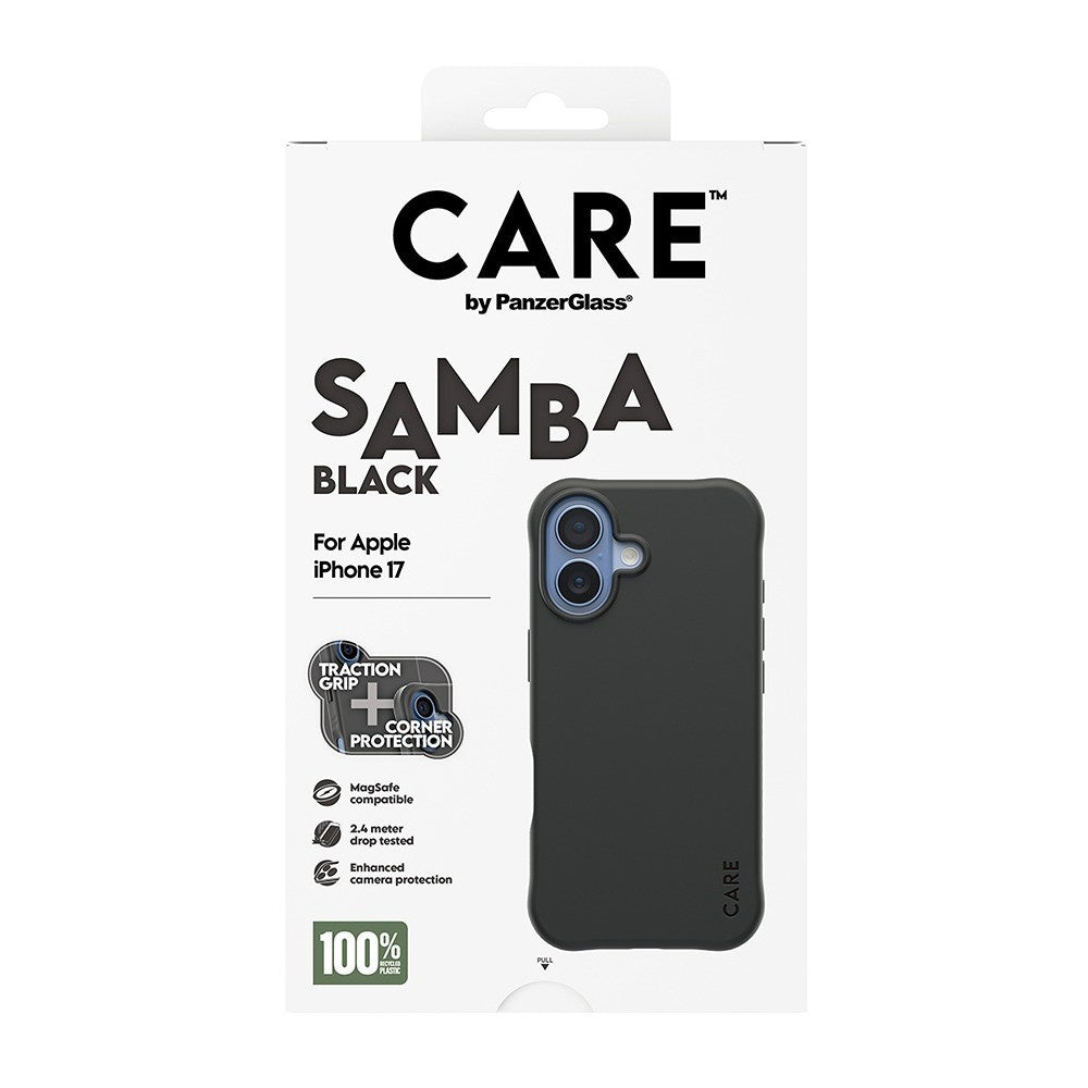 Husa MagSafe pentru Apple iPhone 17, PanzerGlass, Care Fashionable, Neagra