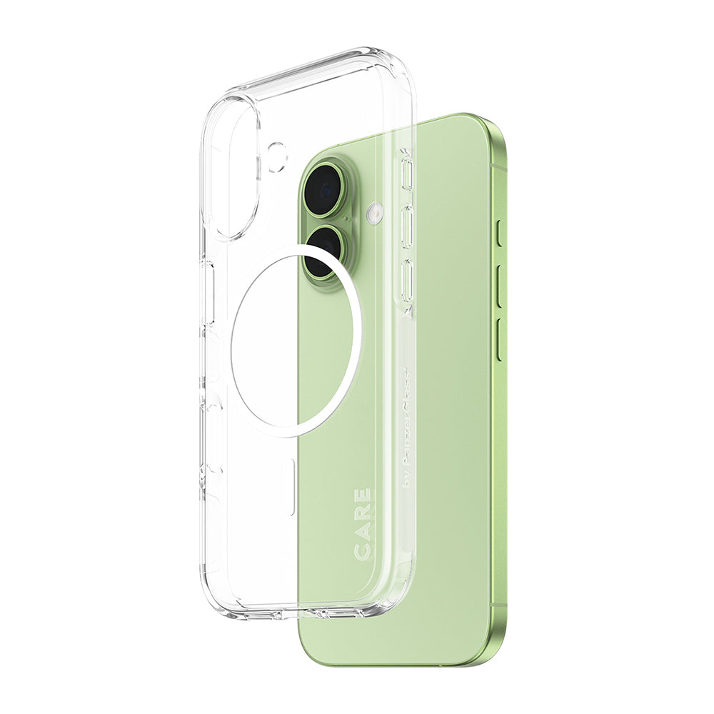 Husa MagSafe pentru Apple iPhone 17, PanzerGlass, Care Urban Explorer, Transparenta Alba