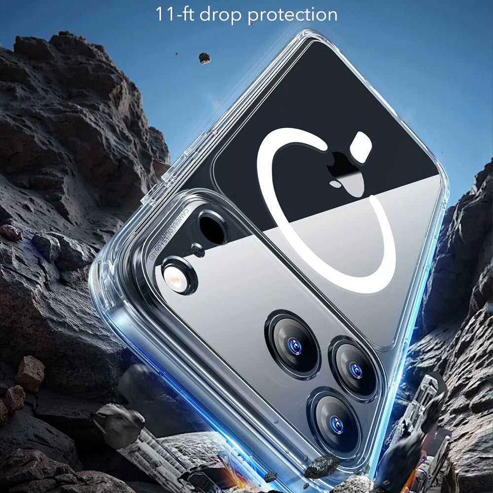 Husa MagSafe pentru Apple iPhone 17 Pro, ESR, Classic Hybrid, Transparenta
