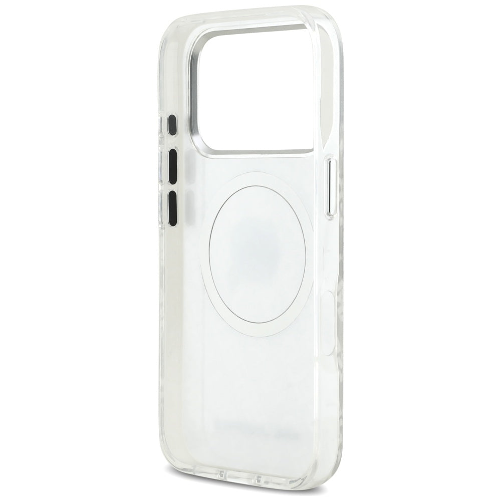 Husa MagSafe pentru Apple iPhone 17 Pro, Karl Lagerfeld, IML Karl`s Head, Gri