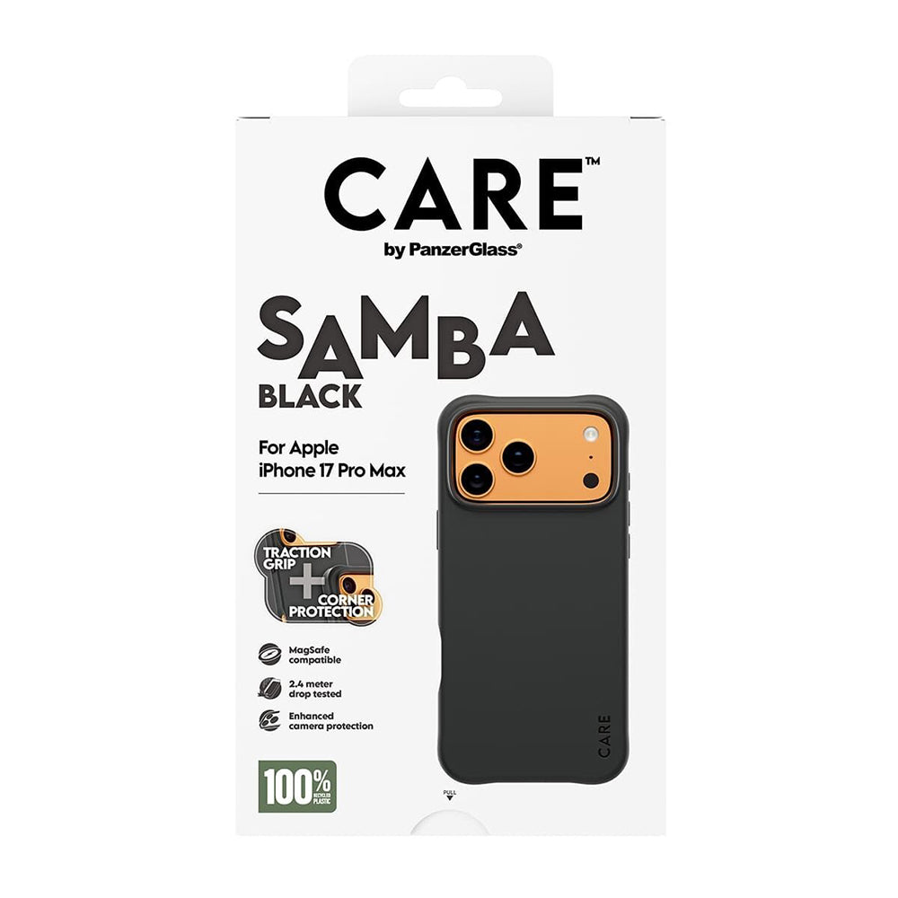 Husa MagSafe pentru Apple iPhone 17 Pro Max, PanzerGlass, Care Fashionable, Neagra