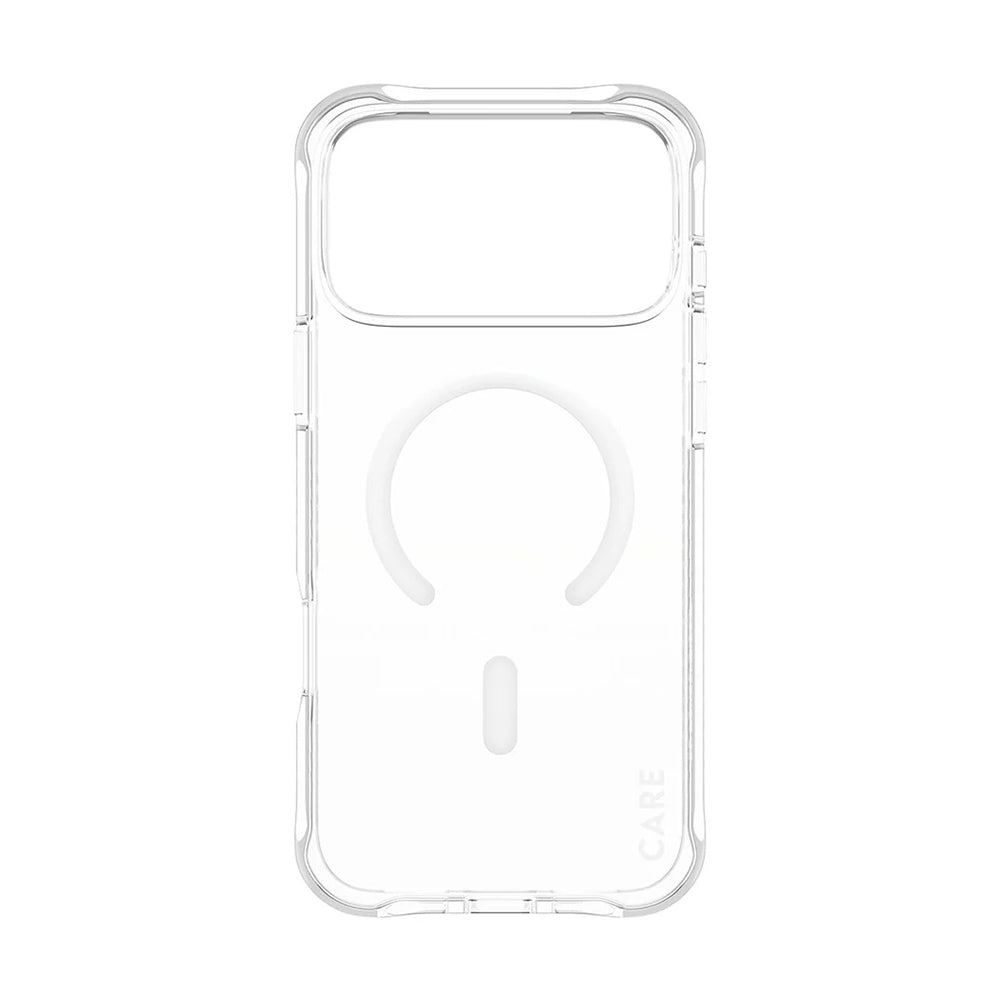 Husa MagSafe pentru Apple iPhone 17 Pro Max, PanzerGlass, Care Fashionable, Transparenta Alba
