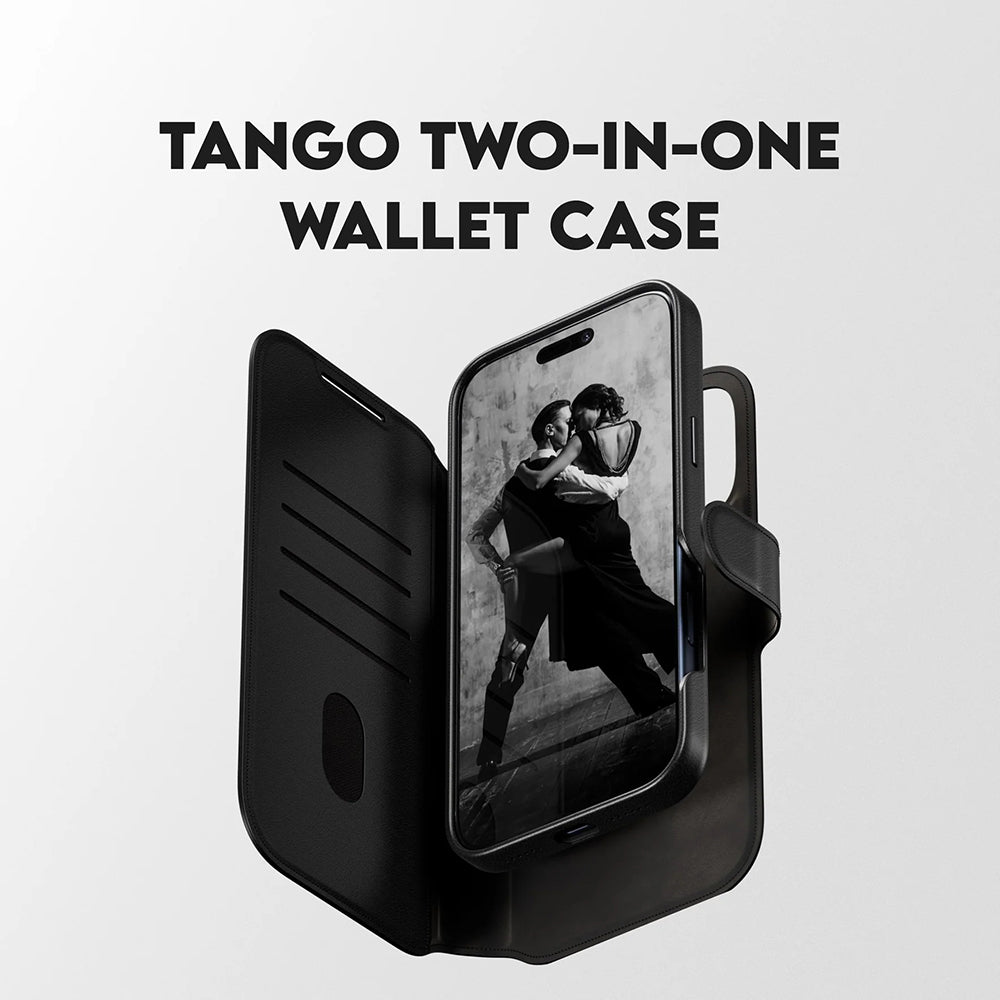 Husa MagSafe pentru Apple iPhone 17 Pro Max, PanzerGlass, Care Feature Tango Two-in-One, Neagra