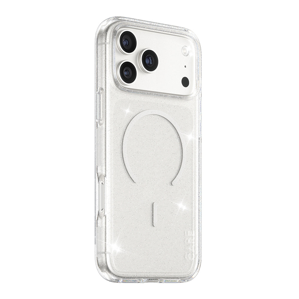 Husa MagSafe pentru Apple iPhone 17 Pro Max, PanzerGlass, Care Urban Explorer Star Lit, Transparenta Alba