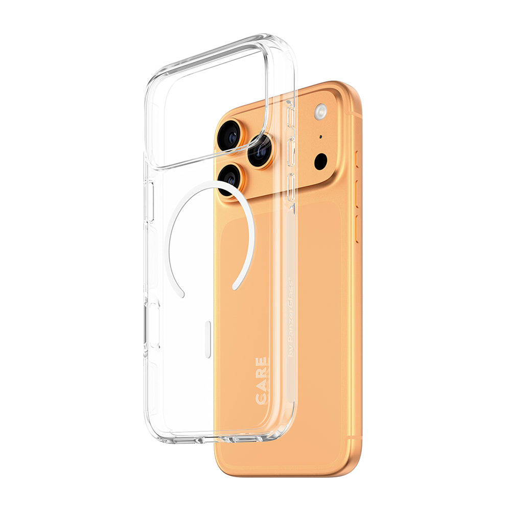 Husa MagSafe pentru Apple iPhone 17 Pro Max, PanzerGlass, Care Urban Explorer, Transparenta Alba