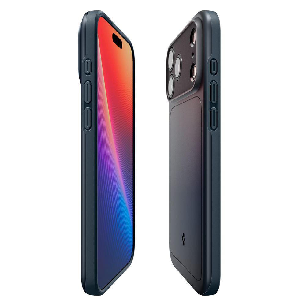 Husa MagSafe pentru Apple iPhone 17 Pro Max, Spigen, Thin Fit, Albastra ACS10277