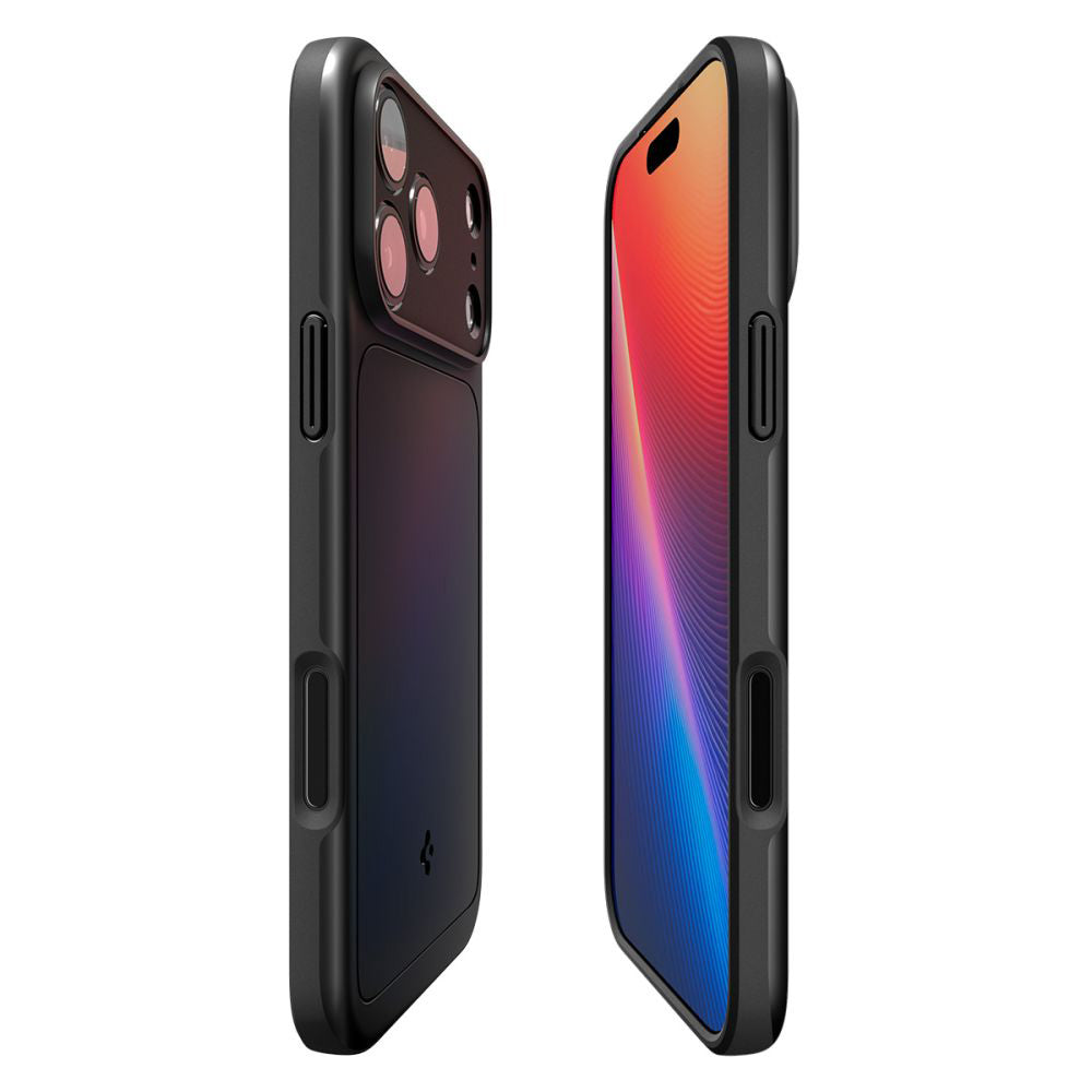 Husa MagSafe pentru Apple iPhone 17 Pro Max, Spigen, Thin Fit, Neagra ACS10274