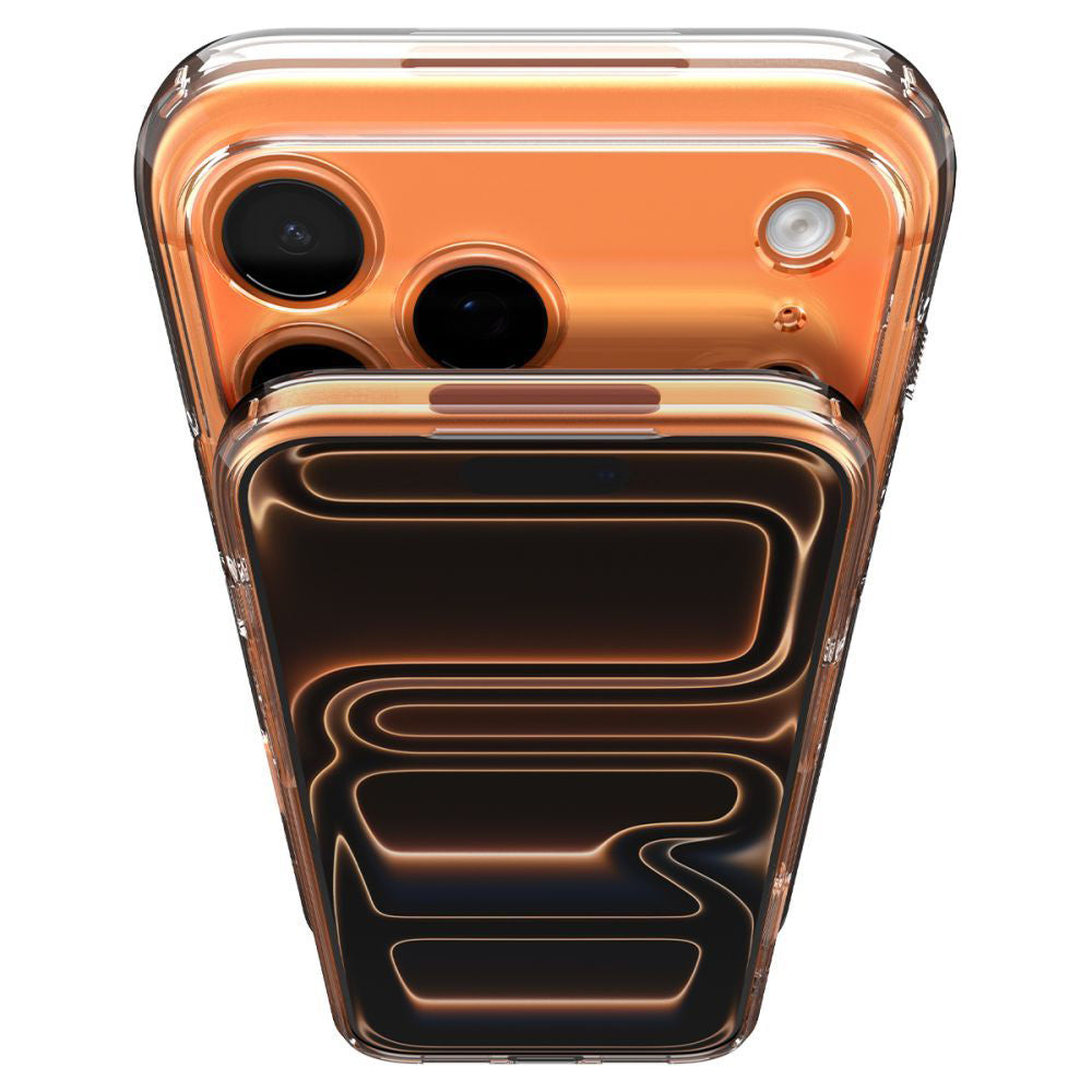 Husa MagSafe pentru Apple iPhone 17 Pro Max, Spigen, Ultra Hybrid T, Portocalie ACS10474