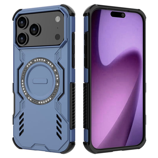 Husa MagSafe pentru Apple iPhone 17 Pro Max, Techsuit, ArmorMag, Albastra