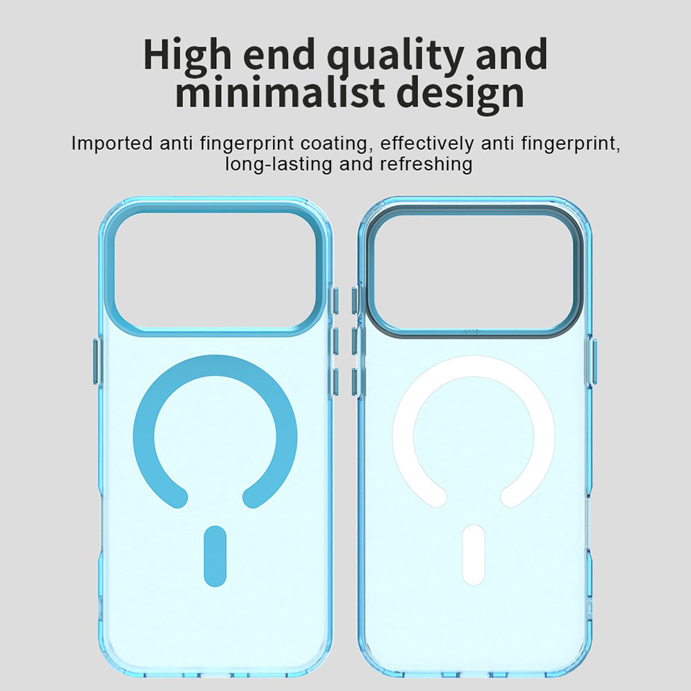 Husa MagSafe pentru Apple iPhone 17 Pro Max, Techsuit, CandyCase, Albastra