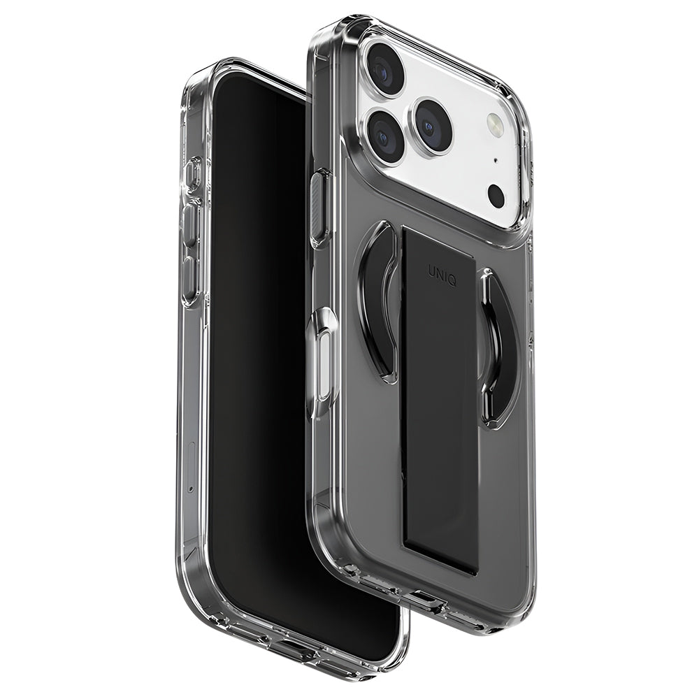 Husa MagSafe pentru Apple iPhone 17 Pro Max, UNIQ, Heldro Air MagClick, Neagra