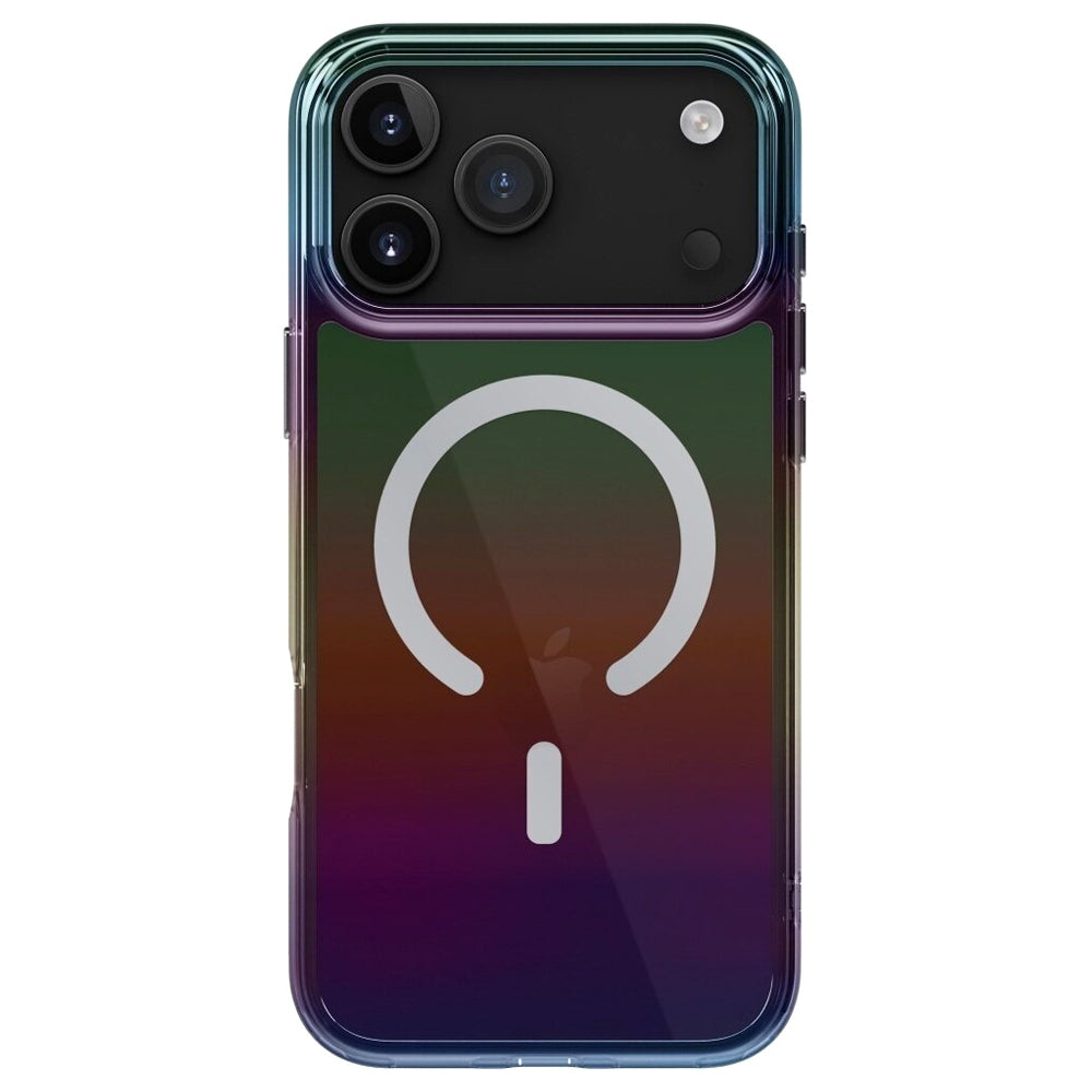 Husa MagSafe pentru Apple iPhone 17 Pro Max, UNIQ, Iridescia MagClick, Aurora