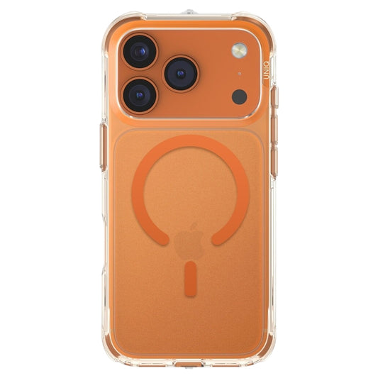 Husa MagSafe pentru Apple iPhone 17 Pro Max, UNIQ, LifePro Xtreme MagClick, Portocalie
