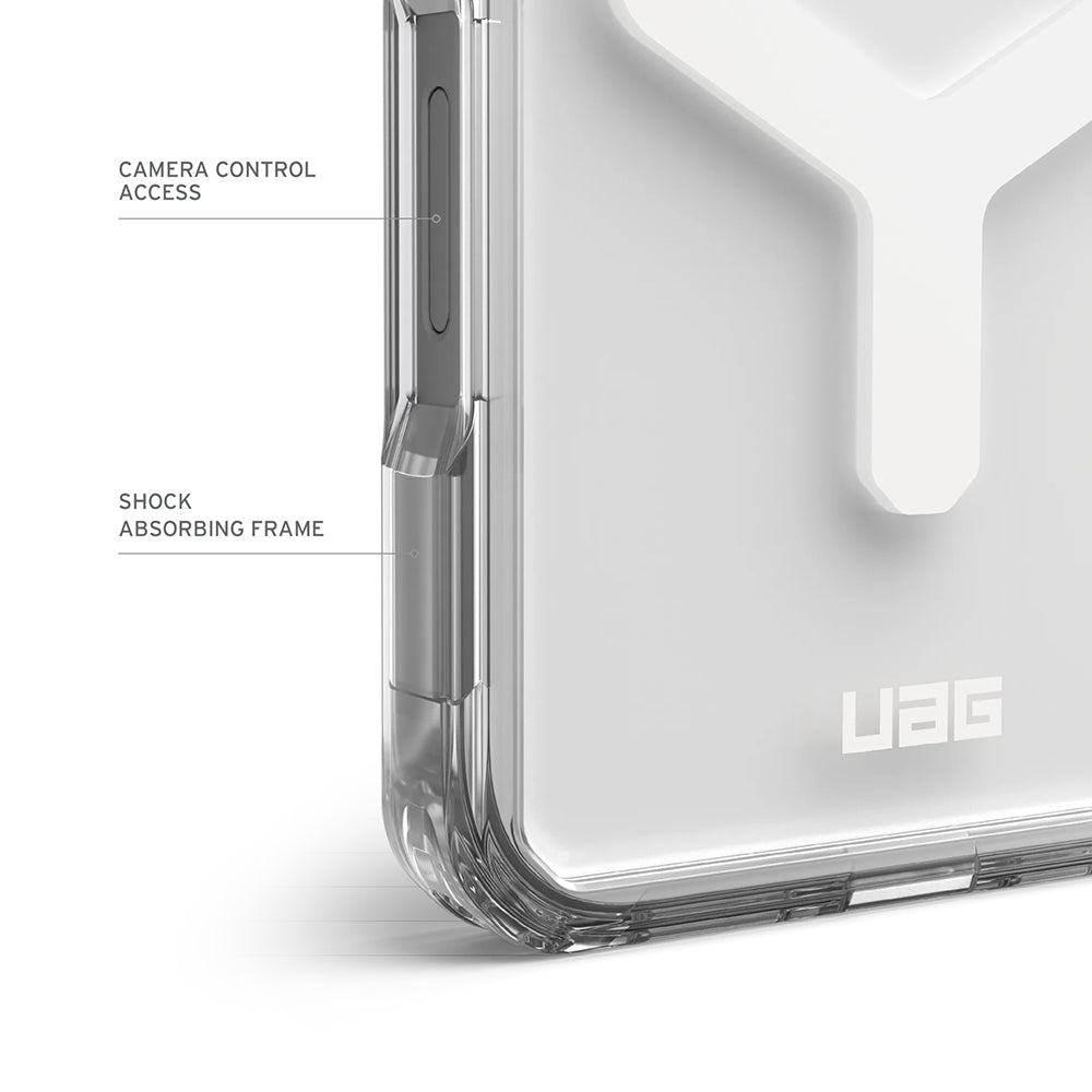 Husa MagSafe pentru Apple iPhone 17 Pro Max, Urban Armor Gear, Plyo, Alba