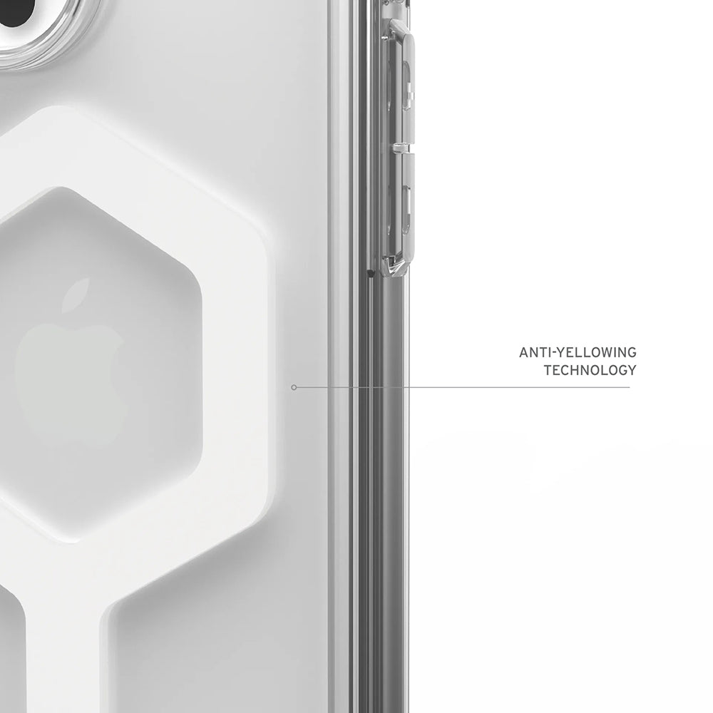 Husa MagSafe pentru Apple iPhone 17 Pro Max, Urban Armor Gear, Plyo, Alba