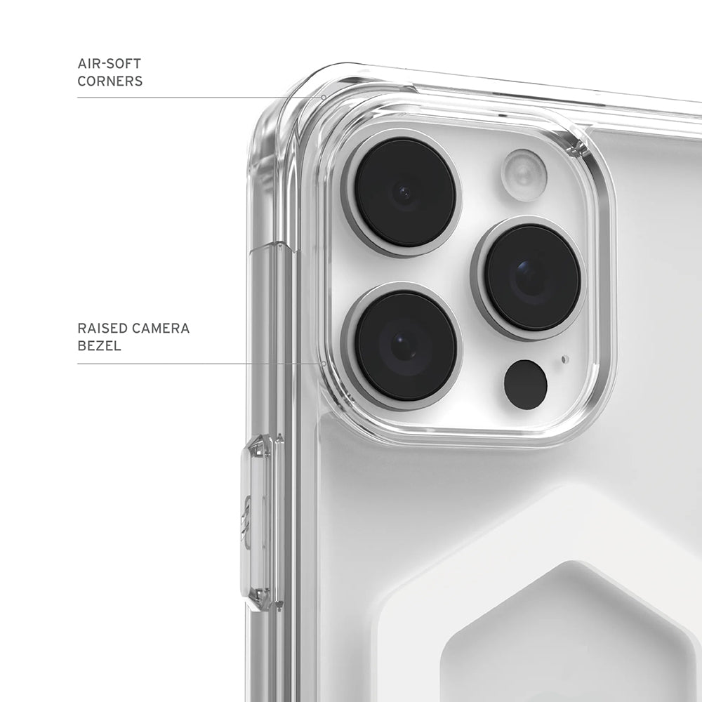 Husa MagSafe pentru Apple iPhone 17 Pro Max, Urban Armor Gear, Plyo, Alba