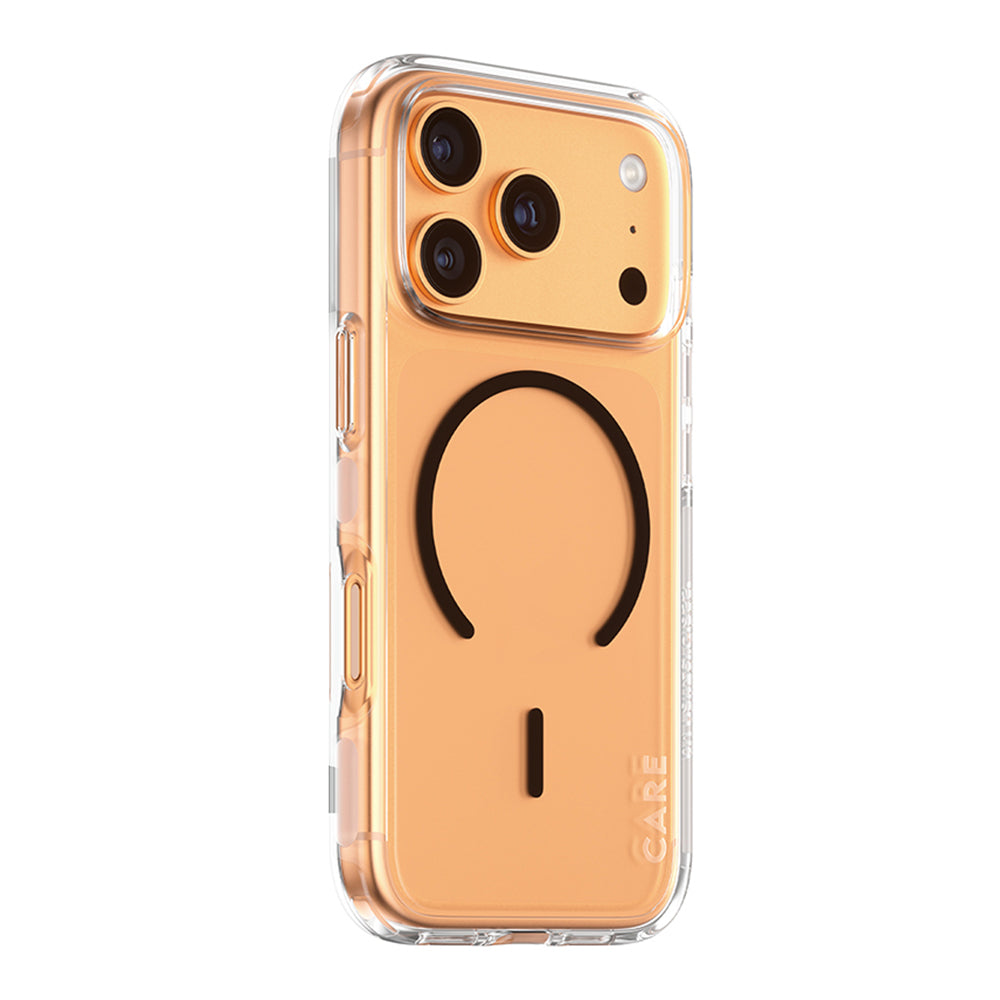Husa MagSafe pentru Apple iPhone 17 Pro, PanzerGlass, Care Urban Explorer, Transparenta Neagra