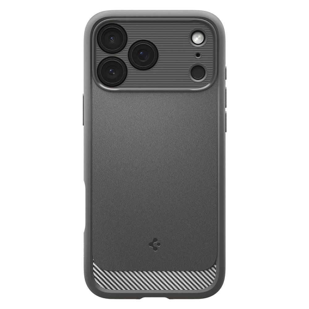 Husa MagSafe pentru Apple iPhone 17 Pro, Spigen, Rugged Armor, Gri ACS10330