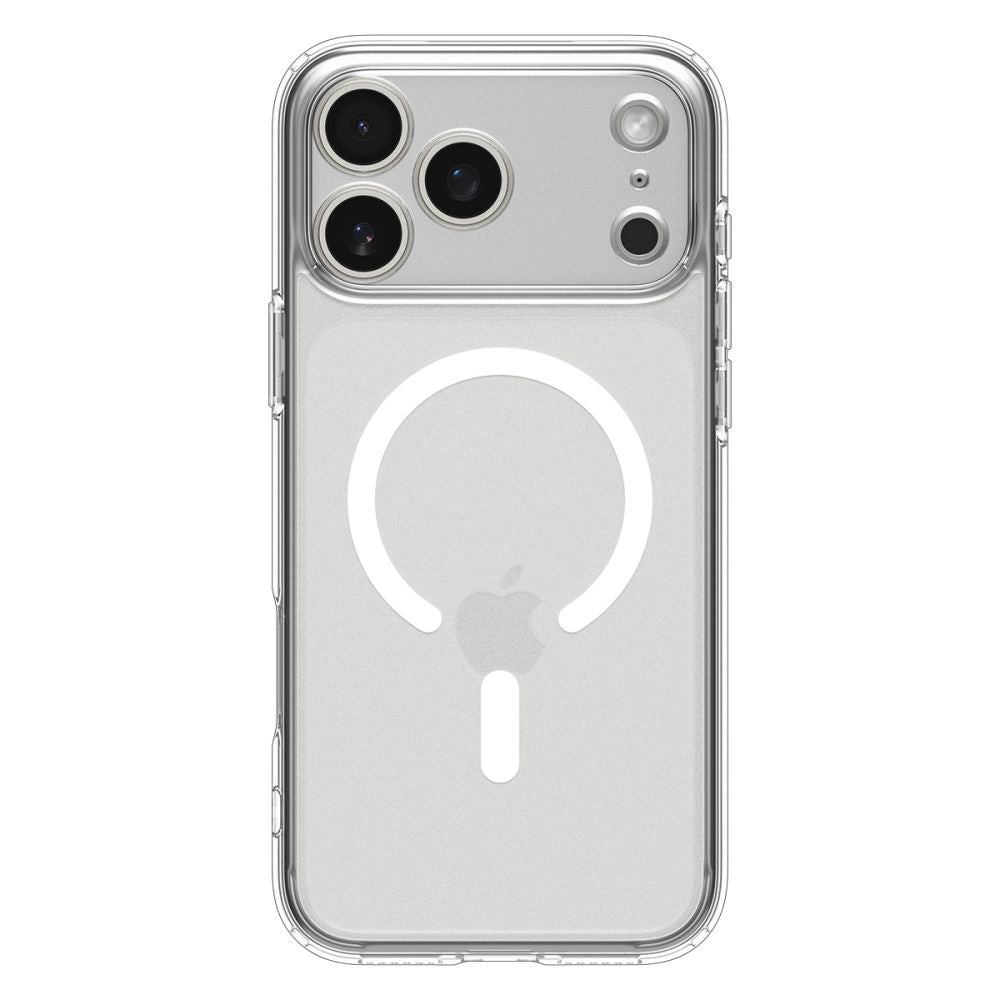 Husa MagSafe pentru Apple iPhone 17 Pro, Spigen, Ultra Hybrid, Alba Satinata ACS10350