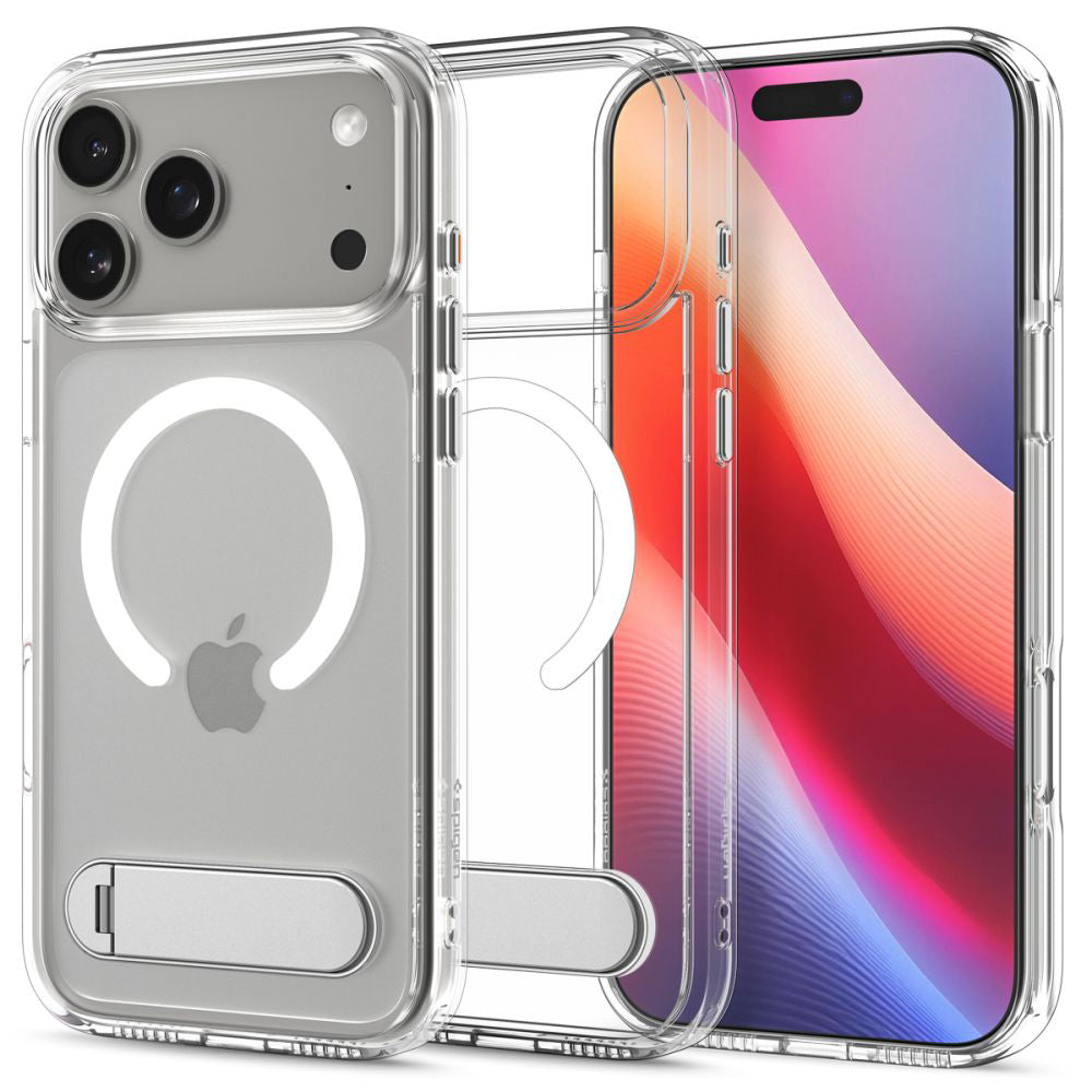 Husa MagSafe pentru Apple iPhone 17 Pro, Spigen, Ultra Hybrid S, Transparenta ACS09946