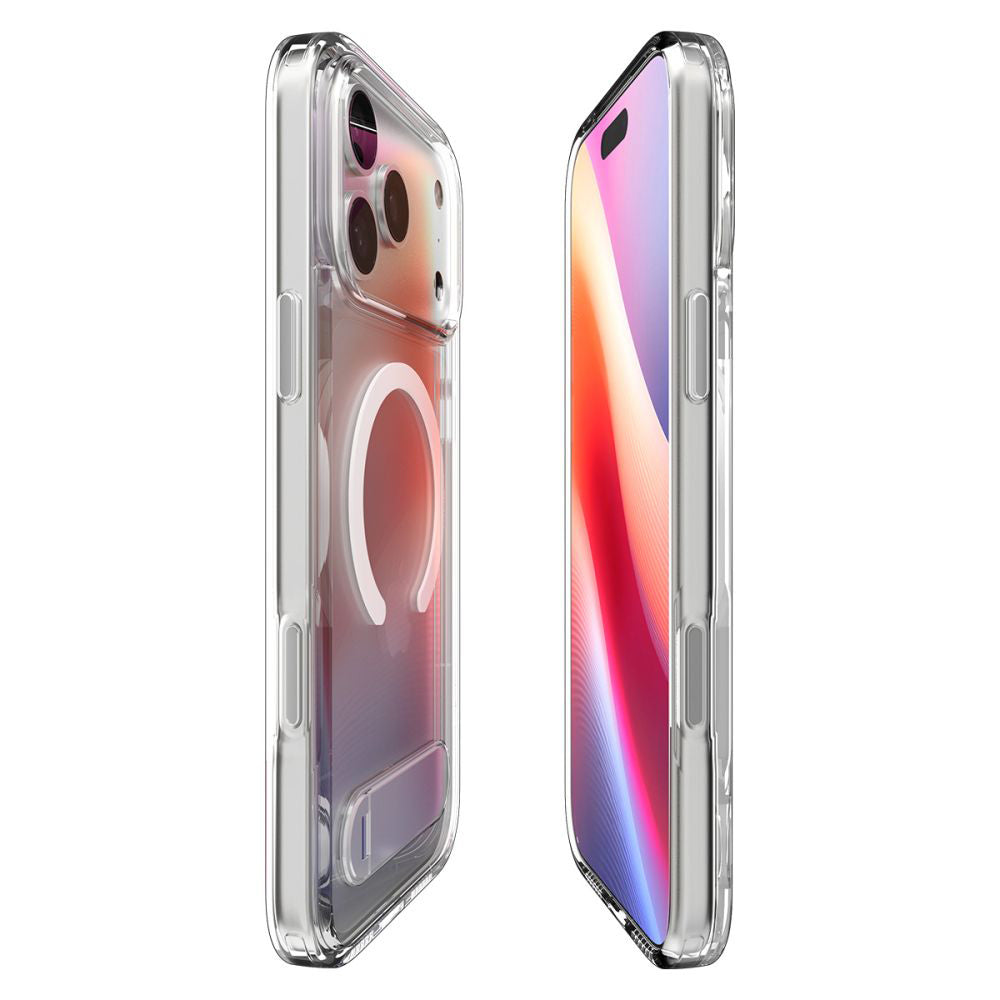 Husa MagSafe pentru Apple iPhone 17 Pro, Spigen, Ultra Hybrid S, Transparenta ACS09946