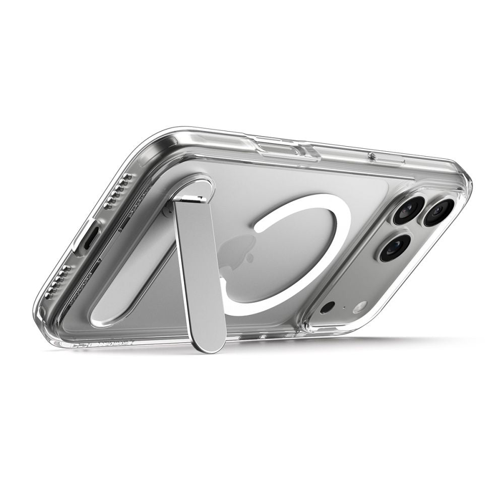Husa MagSafe pentru Apple iPhone 17 Pro, Spigen, Ultra Hybrid S, Transparenta ACS09946