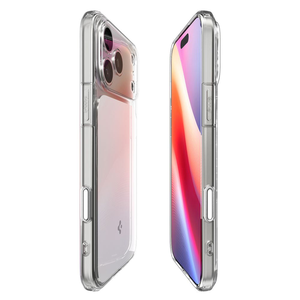 Husa MagSafe pentru Apple iPhone 17 Pro, Spigen, Ultra Hybrid T, Alba ACS10344