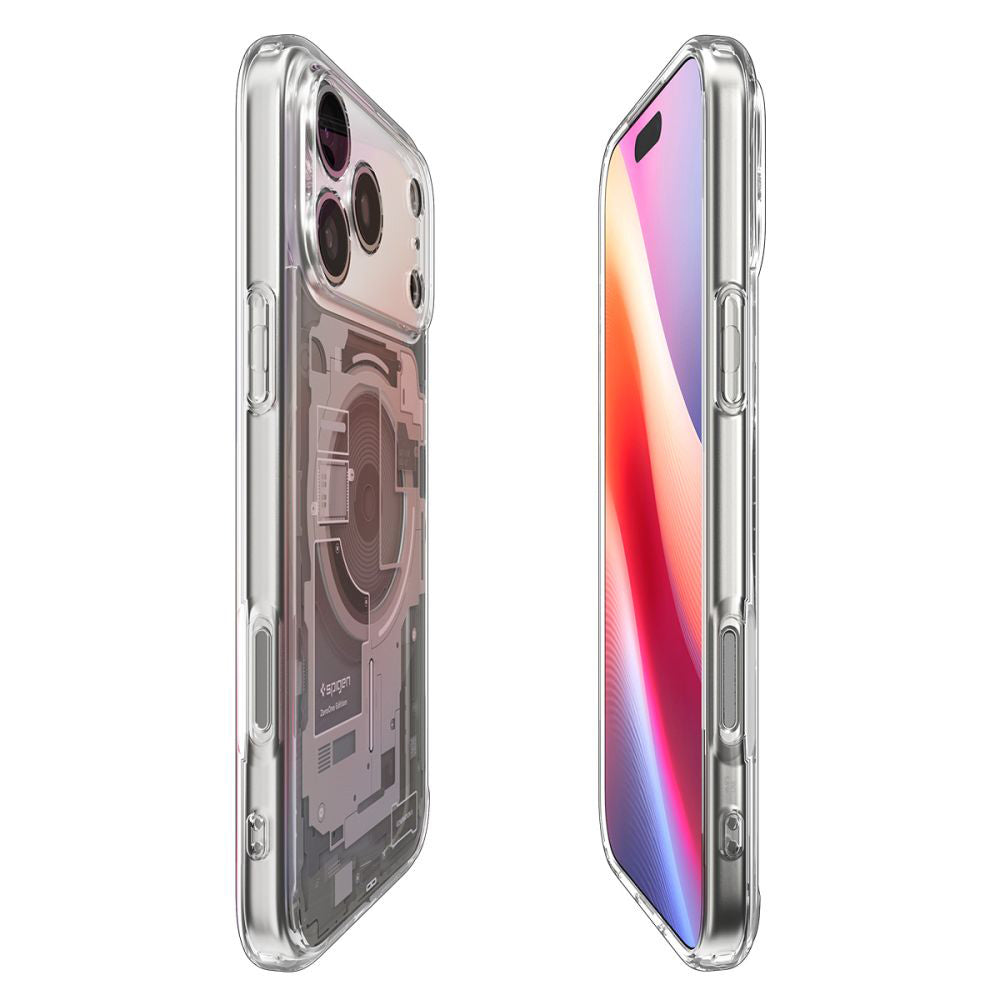 Husa MagSafe pentru Apple iPhone 17 Pro, Spigen, Ultra Hybrid Zero One, Bej ACS10352