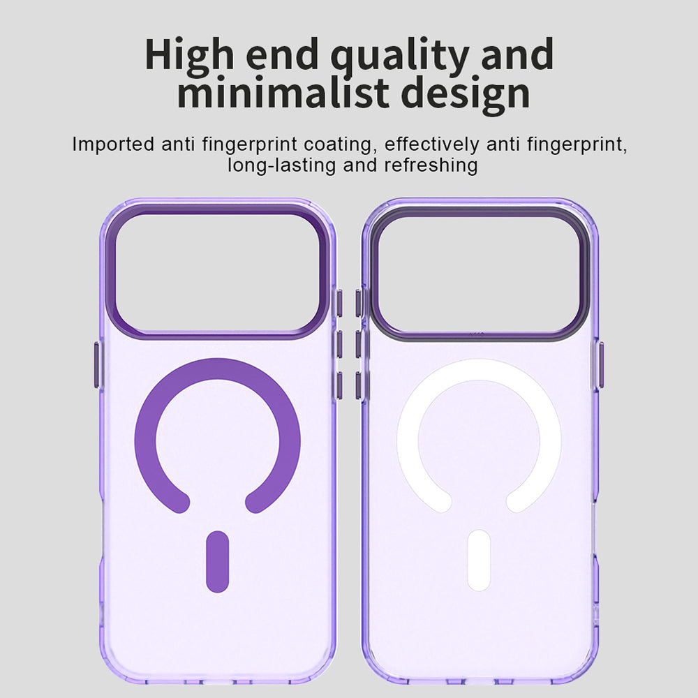 Husa MagSafe pentru Apple iPhone 17 Pro, Techsuit, CandyCase, Mov