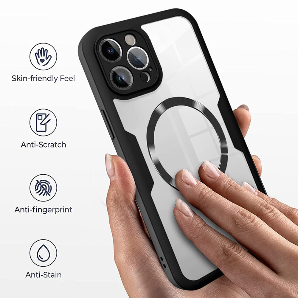 Husa MagSafe pentru Apple iPhone 17 Pro, Techsuit, ColorVerse 360, Roz