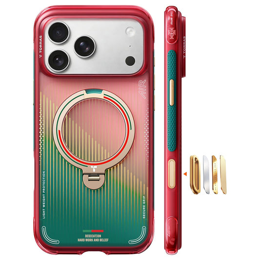 Husa MagSafe pentru Apple iPhone 17 Pro, Torras, Ostand Q3 Air, Glory Slash