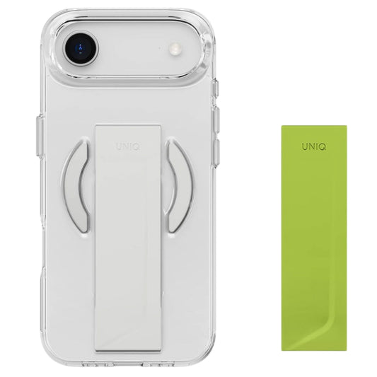 Husa MagSafe pentru Apple iPhone 17 Pro, UNIQ, Heldro Air MagClick, Transparenta Gri