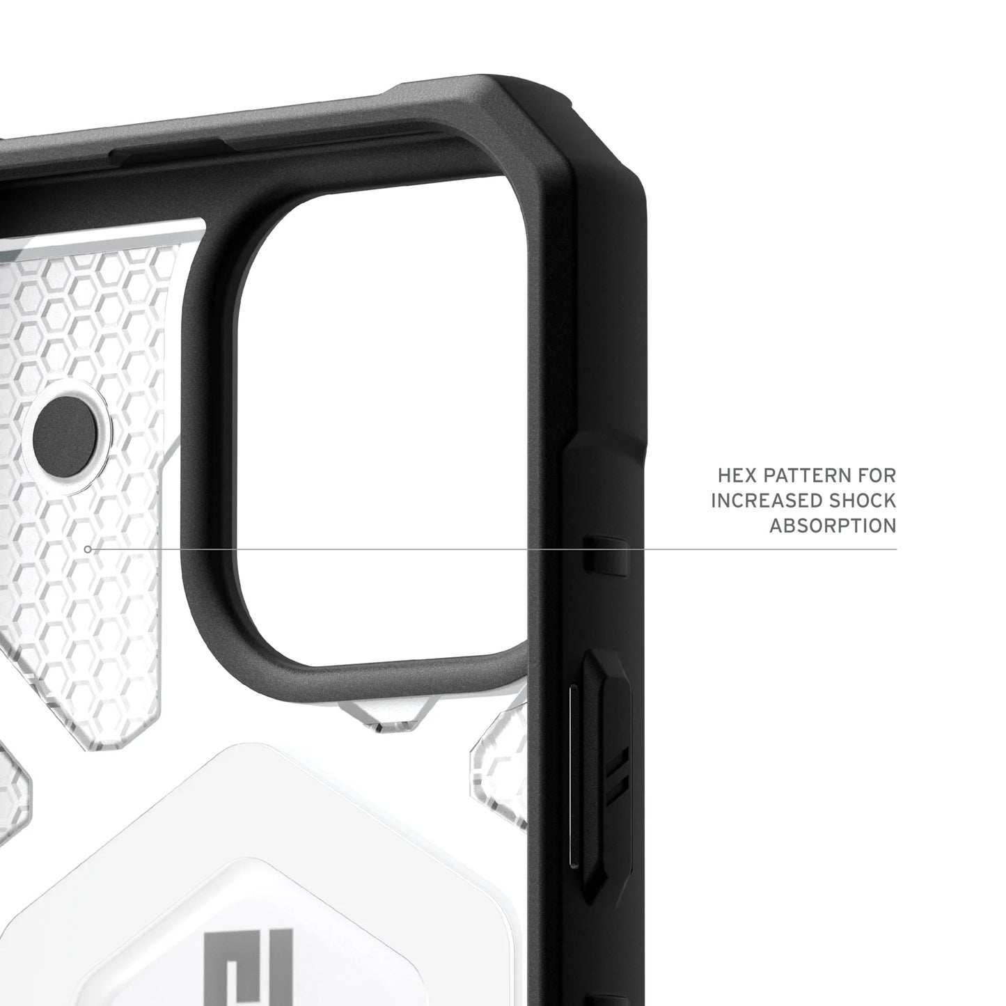 Husa MagSafe pentru Apple iPhone 17 Pro, Urban Armor Gear, Pathfinder Clear, Transparenta